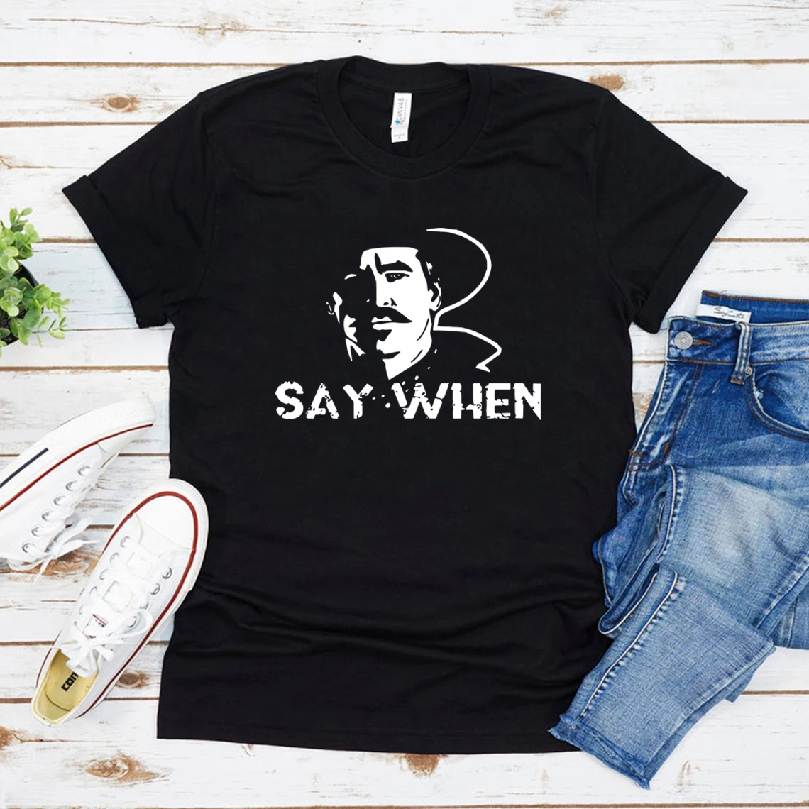 Dizem que Quando Doc Holliday Lápide Filme Vintage T-Shirt Doc Holliday Camisa de Cowboy Camiseta Unisex Short Sleeve Tee Mulheres Homens T-shirt