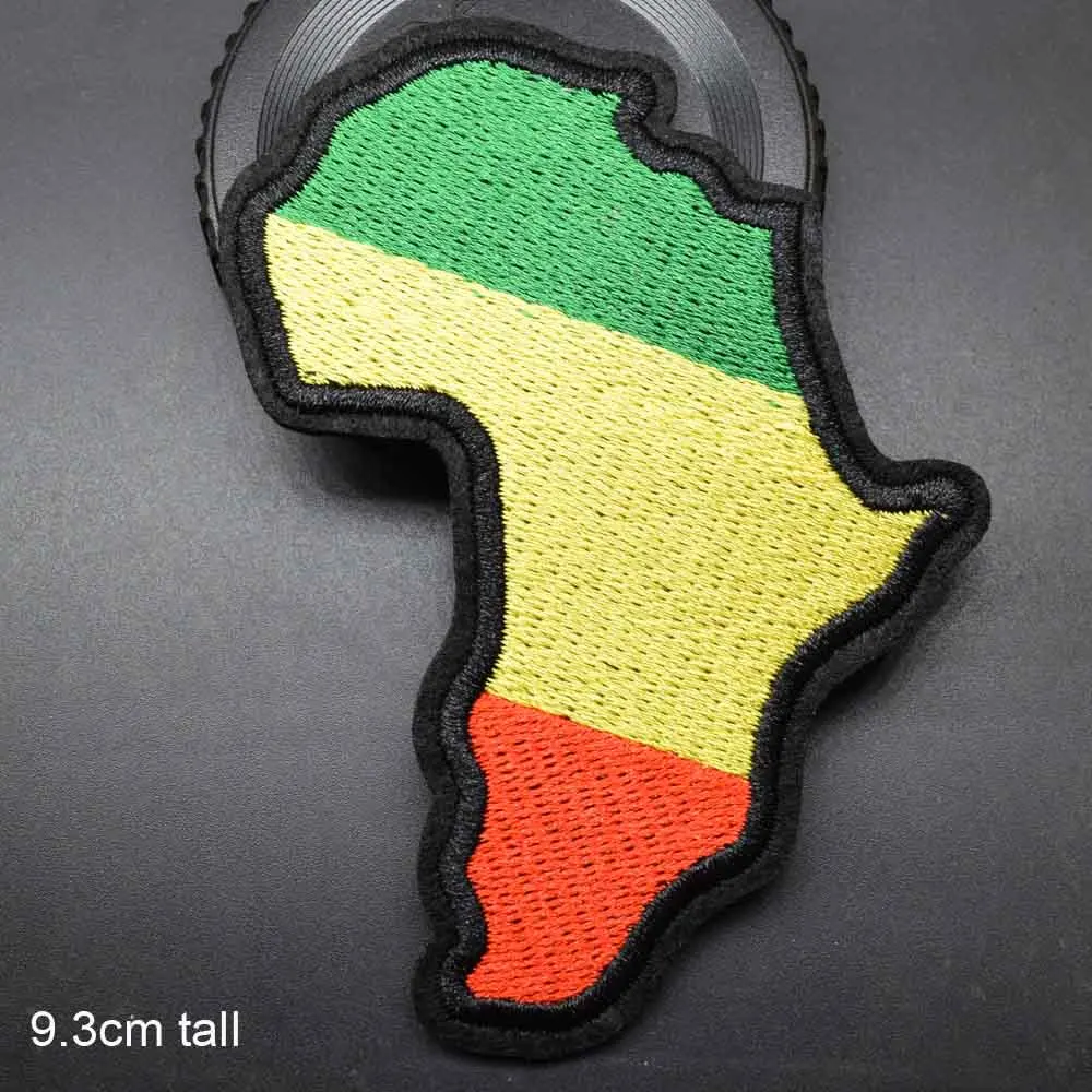 Austrália, Itália, África Do Mapa De Ferro Nas Roupas Com Bordados Patches Para Roupas De Etiquetas Do Vestuário Atacadista De