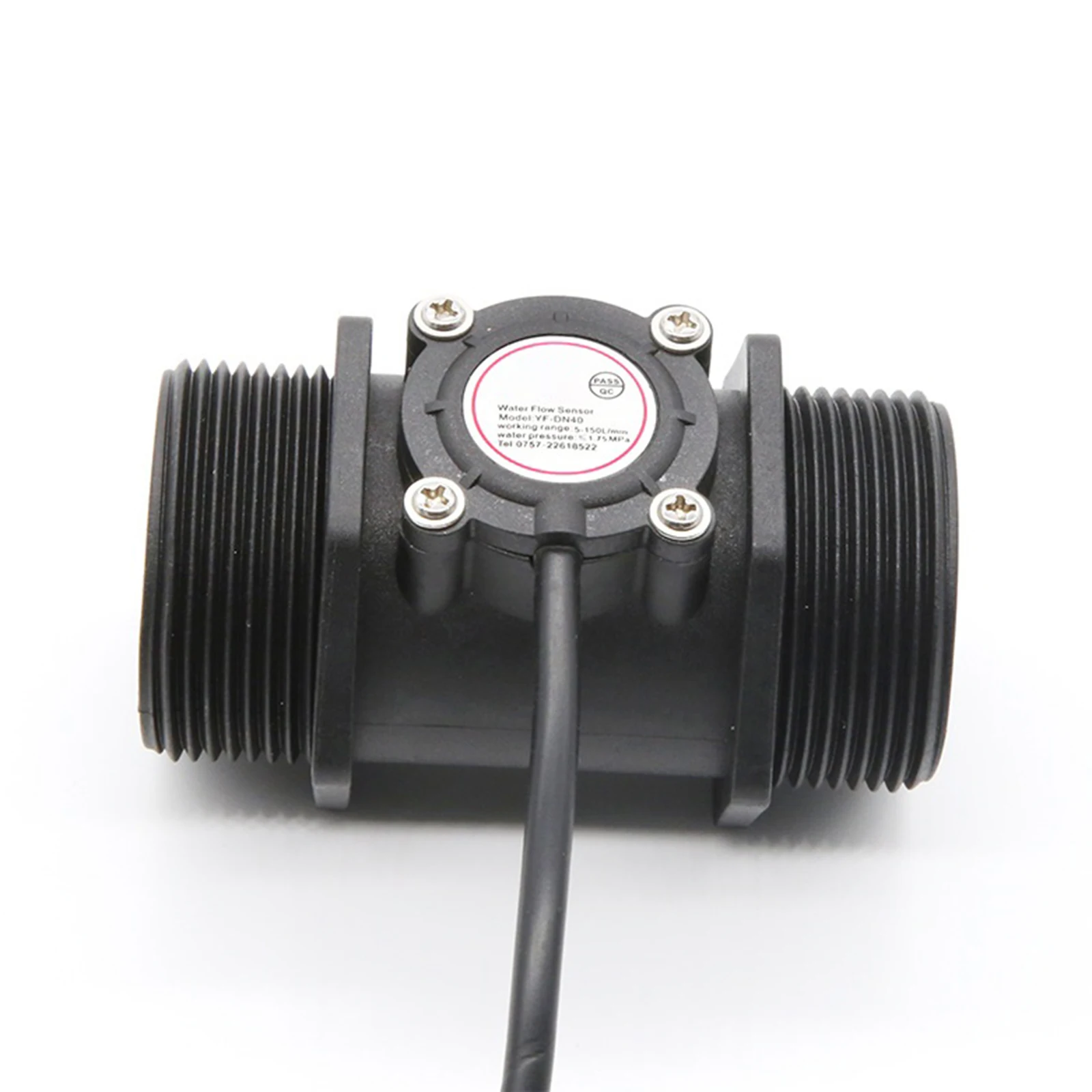 DN40 de 1,5 Polegadas Turbina do Medidor de vazão do Fluxo de Água do Sensor Hall Medidor de Vazão de Fluxo de Controle de Taxa de 5 A 150L/Min