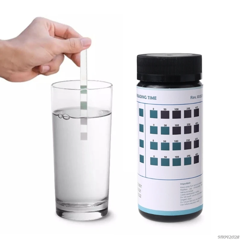 Dureza da água Tiras de Teste, o Melhor Kit de Teste para o Teste de disco Rígido e Macio, de Água,de Fácil Uso para Teste de Dureza Total,Água Spa Atacado