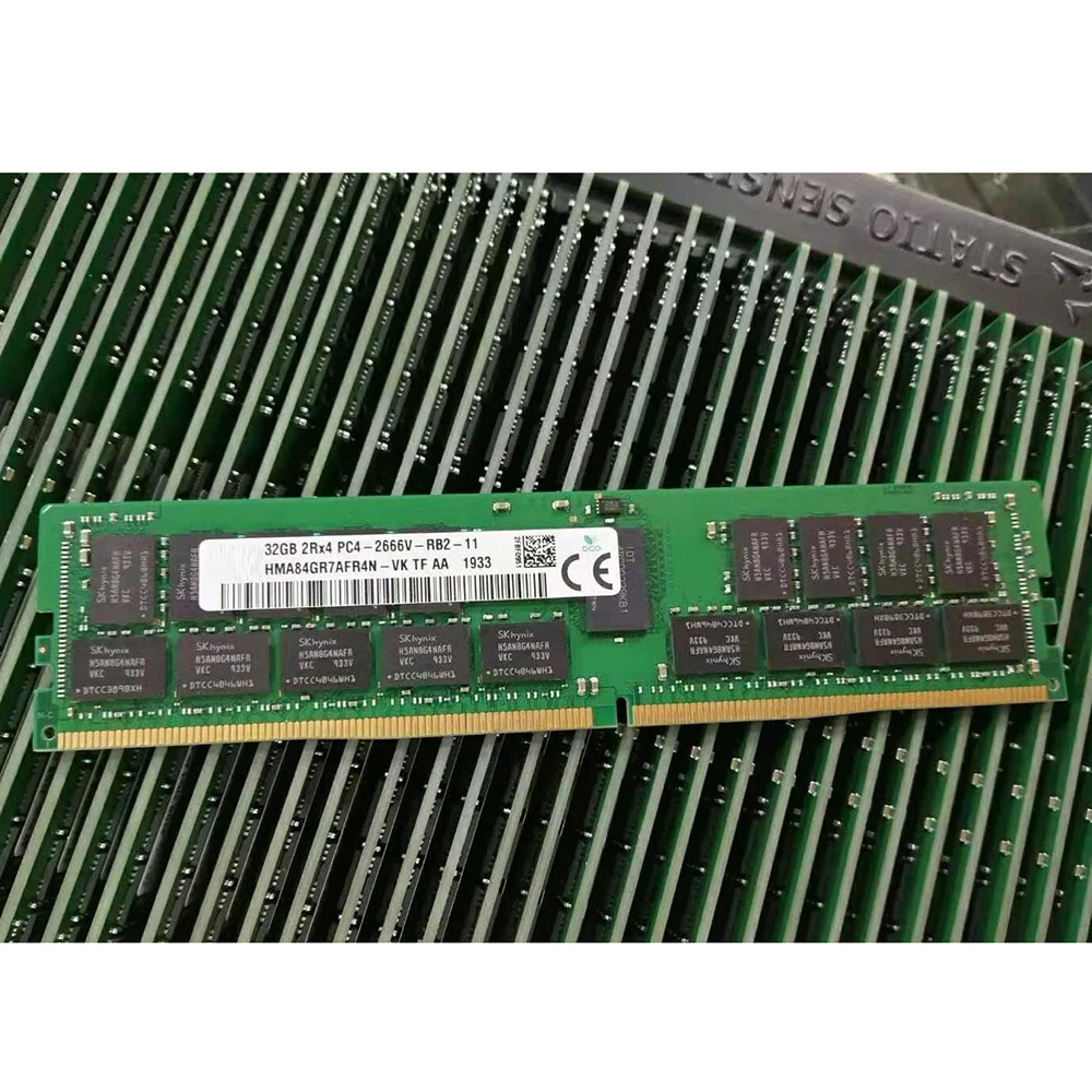 Para SK Hynix RAM 32G 2RX4 PC4-2666V 32GB DDR4 REG RDIMM de Memória do Servidor de Alta Qualidade Navio Rápido