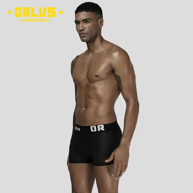 2023 Mens Luxo Cuecas Boxers Pretas Confortável De Moldar O Corpo E O Quadril Levantamento 