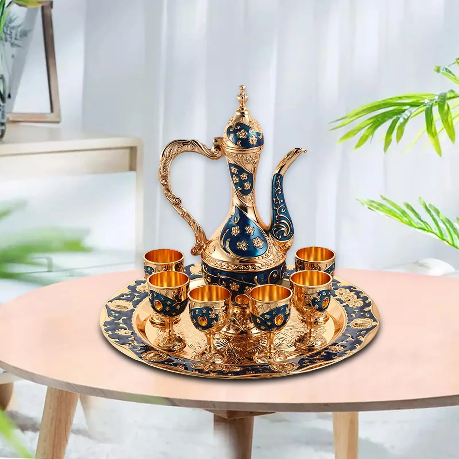 Chá de Panela Conjunto com Copos de Conjunto de Casa de Artesanato para presentes de Casamento Festa do Chá