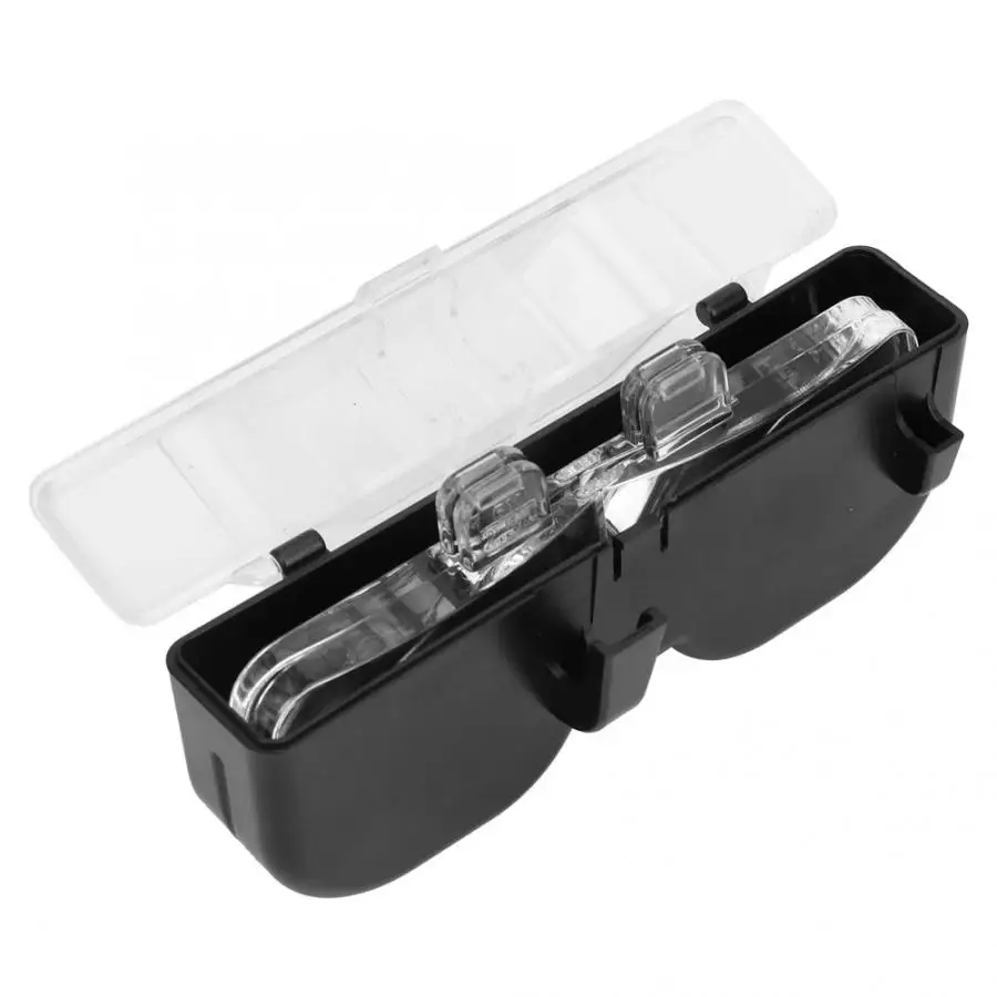 Lupas de Leitura lente de aumento de 4,5 X bateria Recarregável de Cabeça Lupa de Vidro LED para Leitura de Reparação