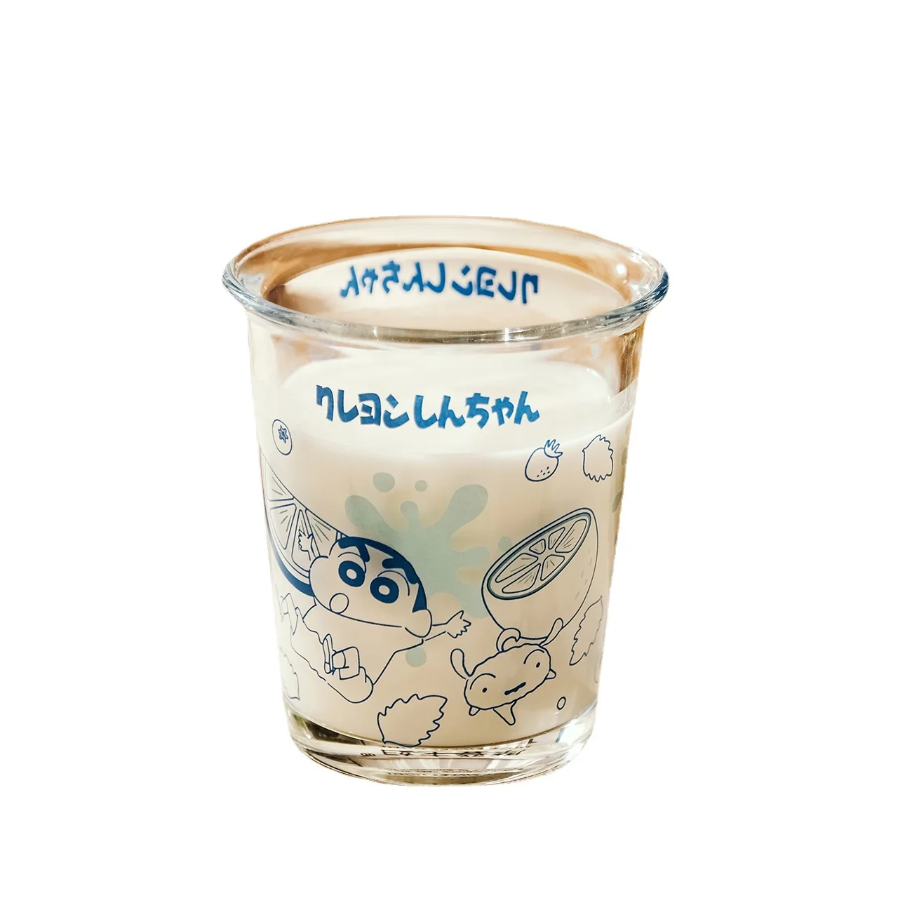 Crayon Shin-chan Kawaii Buriburizaemon xiaobai Ins Vento Copo de Água em Casa Copos de Suco de Bebidas, Copos de Café