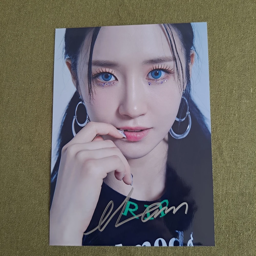 roxo beijo Roxo Beijo Park Ji Eun Autografado Original Assinado Foto K-POP COLLECTION 5*7 2022