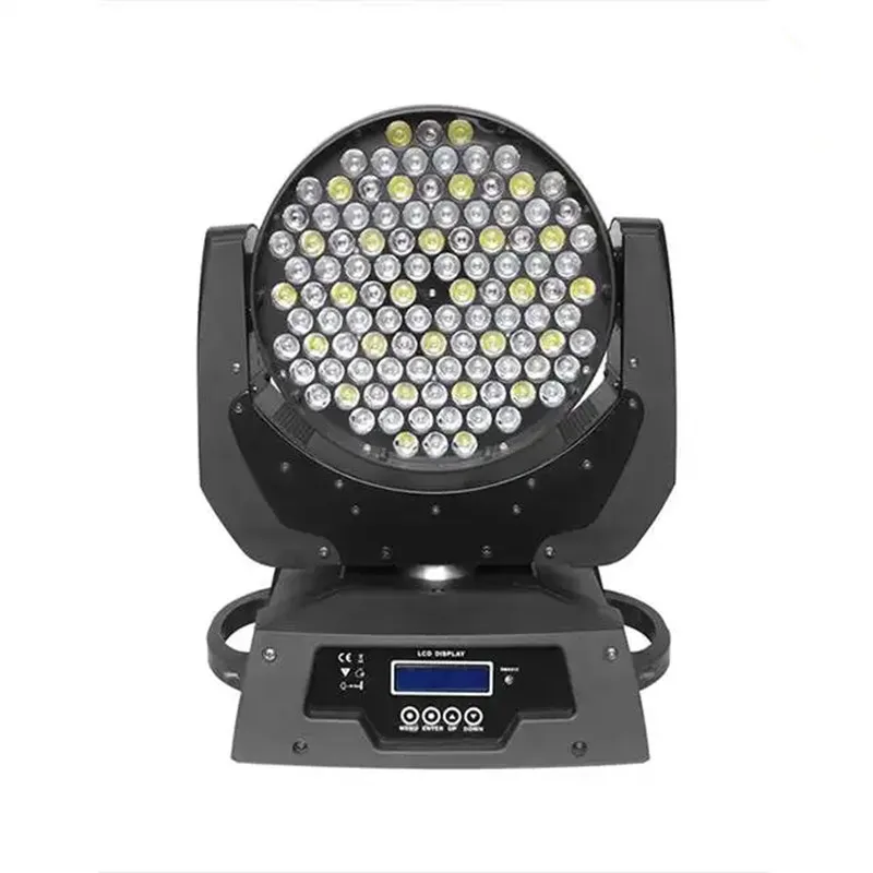 Forte Efeito de Iluminação 108*3W de LED RGBW de Lavagem Movimento de Cabeça de Feixe de Ponto de Luz No Casamento Fase do Clube Luzes PLS-LM1083
