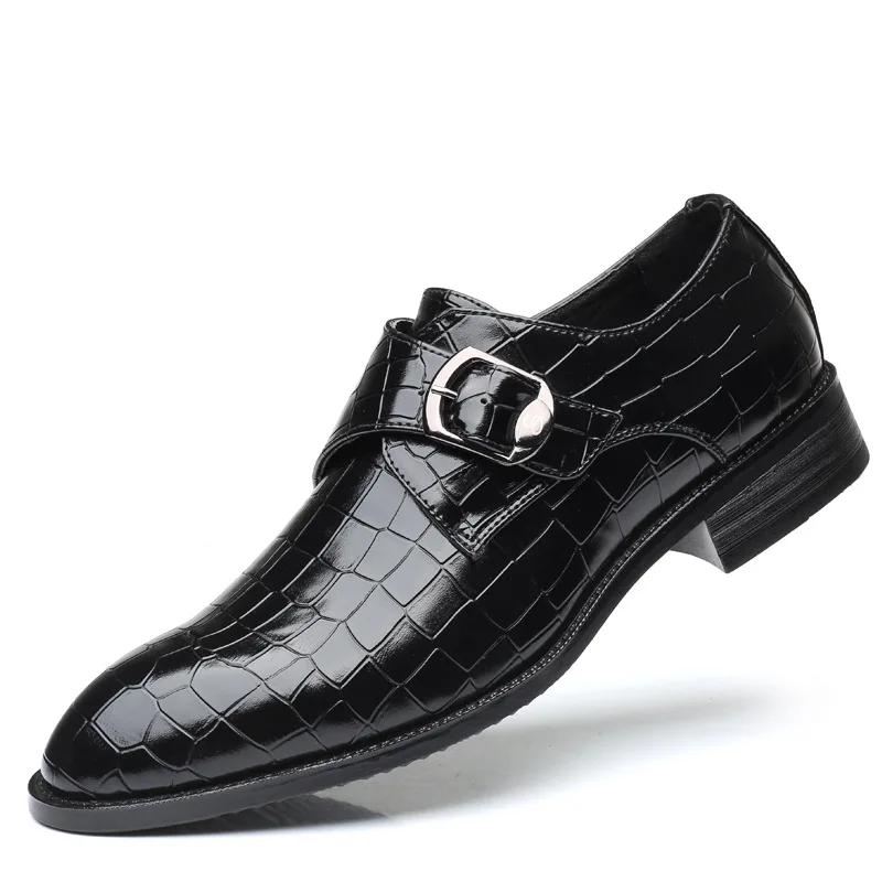 Chegada Nova 2023 Monge Correia De Moda Italiana Homens Sapatos De Casamento Sapatos De Crocodilo Terno Sapatos Zapatos De Hombre De Vestir Formal Xti