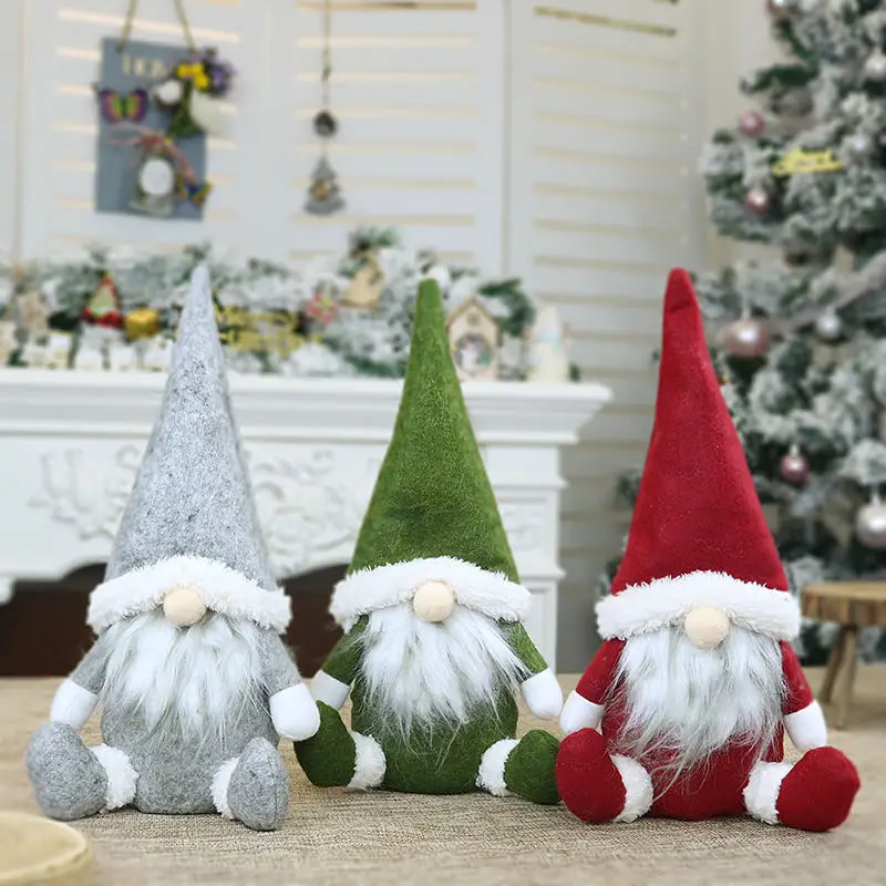 Rosto De Boneca De Natal Feliz Natal Decoração De Casa, Decoração 2021 Feliz Ano Novo Brinquedo De Pelúcia