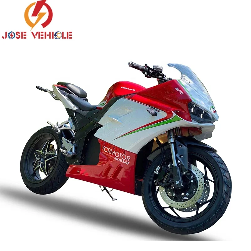5000w elétrico de corrida de moto com peças de atualização frente inverter suspensão confortável elétrico da motocicleta scooter